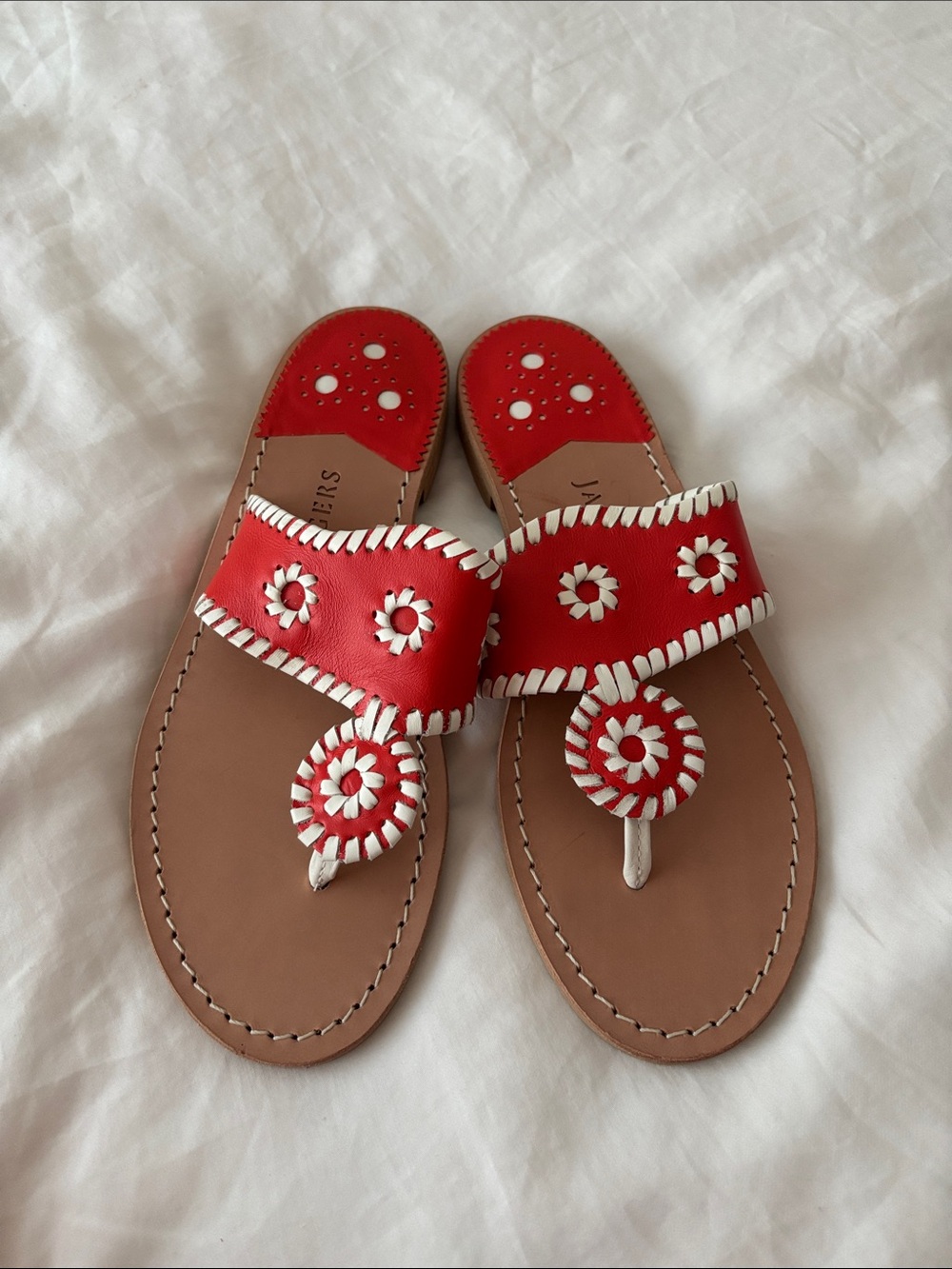 Jack Rogers Navajo Sandal in Dark Orange Size 9